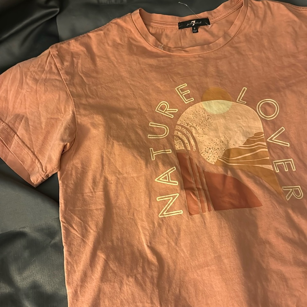 7 For All Mankind Nature Lover Graphic T Shirt